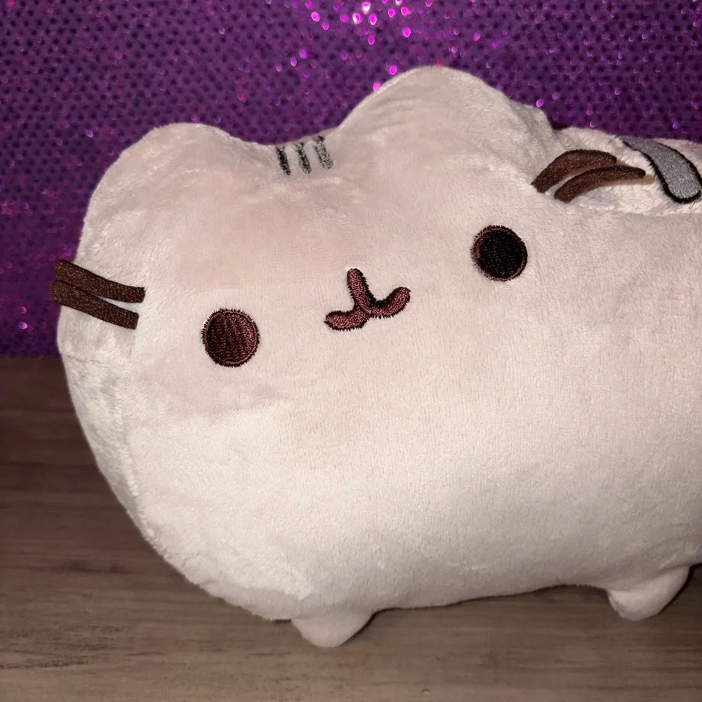 Pusheen Cat Plush Beige Soft Stuffed Animal Kawaii Cute Collectible Small - Picture 2 of 11